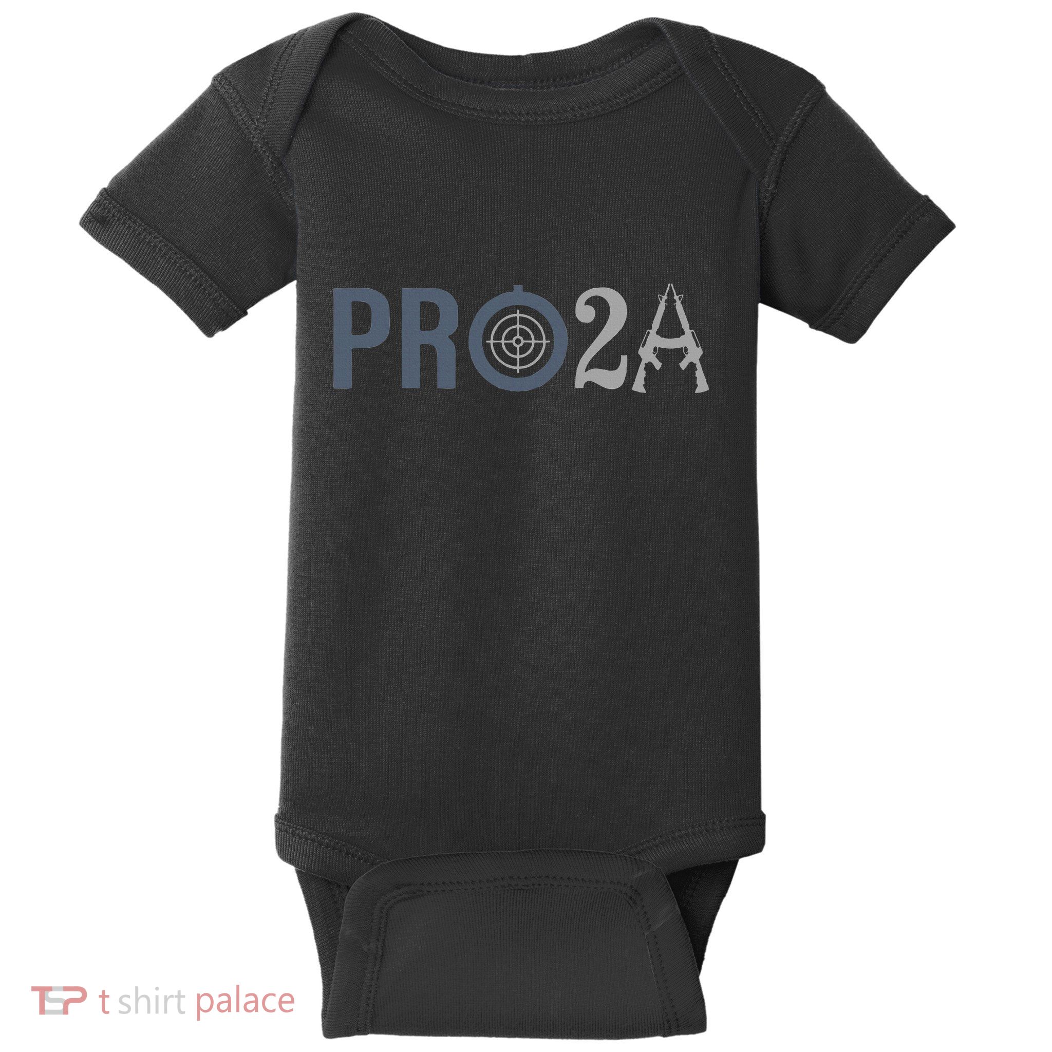 Pro Second Amendment Freedom Over Tyranny Baby Bodysuit
