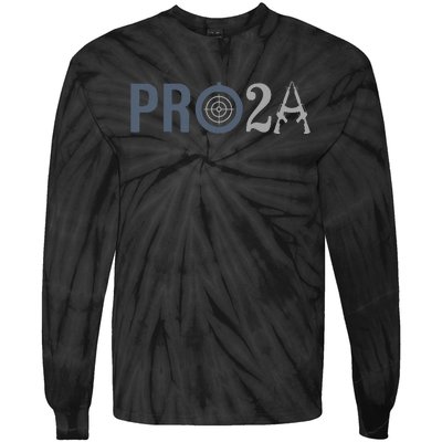 Pro Second Amendment Freedom Over Tyranny Tie-Dye Long Sleeve Shirt