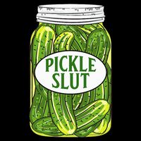 Pickle Slut A Girl Who Loves Pickles Canning Food Quote Tall T-Shirt