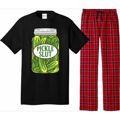 Pickle Slut A Girl Who Loves Pickles Canning Food Quote Pajama Set