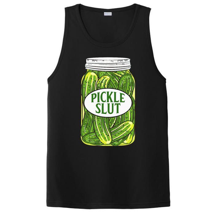 Pickle Slut A Girl Who Loves Pickles Canning Food Quote PosiCharge Competitor Tank