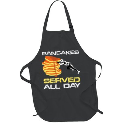 Pancakes Served All Day Fun Lineman Football Christmas Gifts Apron