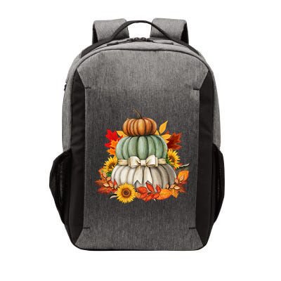 Pumpkin Sunflower Autumn Leaves Vector Backpack