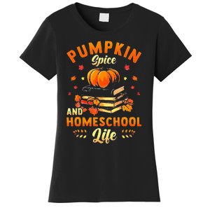 Pumpkin Spice And Homeschool Life Women's T-Shirt