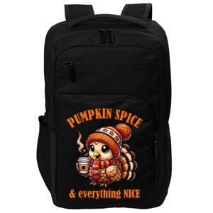 Pumpkin Spice And Everything Nice Thanksgiving Shirts Women Impact Tech Backpack