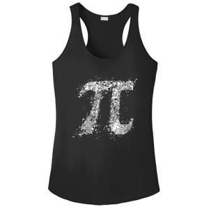 Pi Symbol Action (Drip Art) Painting Splatter Bw Gift Ladies PosiCharge Competitor Racerback Tank