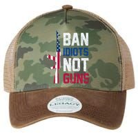 Pro Second Amendment Gun Rights Ban Idiots Not Guns Legacy Tie Dye Trucker Hat