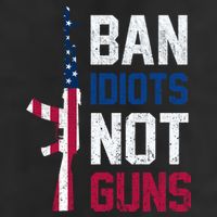 Pro Second Amendment Gun Rights Ban Idiots Not Guns Golf Towel