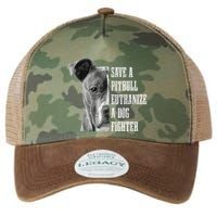 Pitbull Save A Pitbull Funny Dog Rescue Pitbull Mom Dad Legacy Tie Dye Trucker Hat