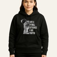 Pitbull Save A Pitbull Funny Dog Rescue Pitbull Mom Dad Hoodie