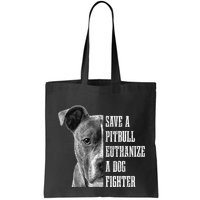 Pitbull Save A Pitbull Funny Dog Rescue Pitbull Mom Dad Bag