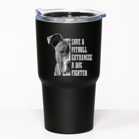 Pitbull Save A Pitbull Funny Dog Rescue Pitbull Mom Dad Tumbler