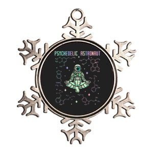 Psychedelic Space Astronaut Psychonaut Metallic Star Ornament