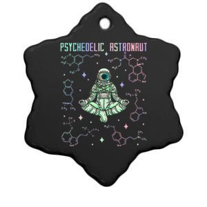 Psychedelic Space Astronaut Psychonaut Ceramic Star Ornament