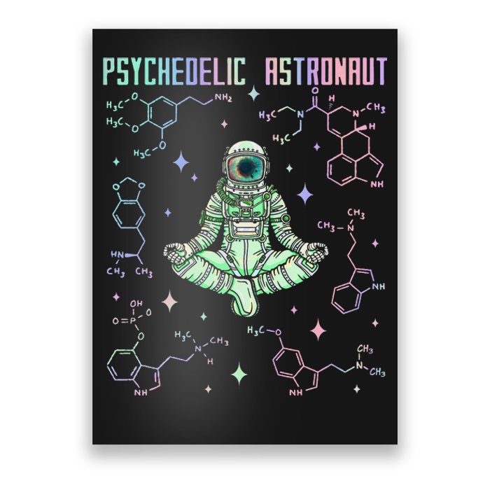 Psychedelic Space Astronaut Psychonaut Poster