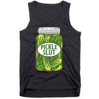 Pickle Slut A Girl Who Loves Pickles Canning Food Quote Tank Top