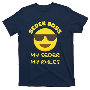 Passover Seder Boss My Rules Jewish Funny PESACH Matzah T-Shirt