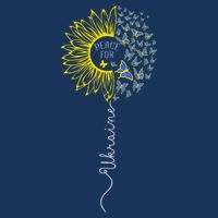 Peace Sunflower Butterflies Flag Support 16 in Basic Backpack