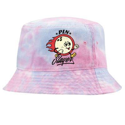 Pink Slayer Bowling Tie-Dyed Bucket Hat