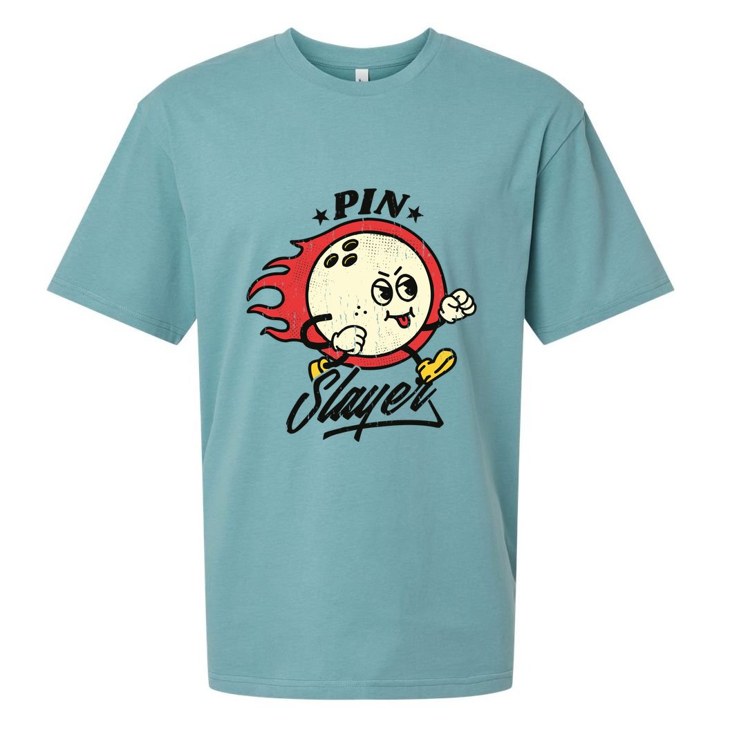 Pink Slayer Bowling Sueded Cloud Jersey T-Shirt