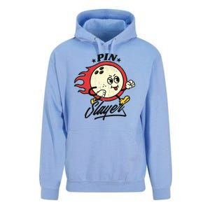 Pink Slayer Bowling Unisex Surf Hoodie