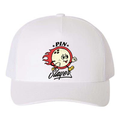 Pink Slayer Bowling Yupoong Adult 5-Panel Trucker Hat