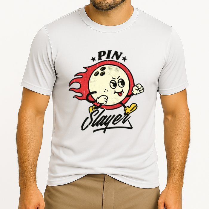 Pink Slayer Bowling Cooling Performance Crew T-Shirt