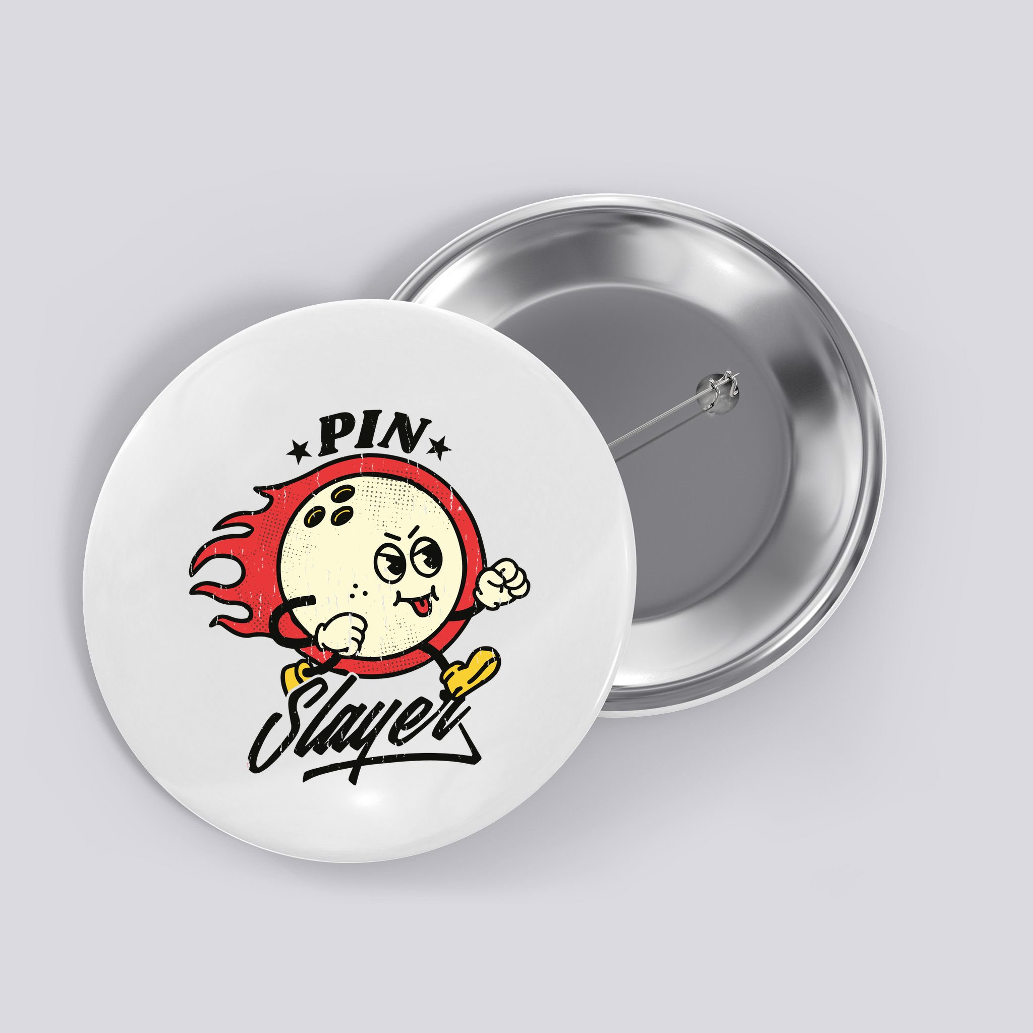 Pink Slayer Bowling Button