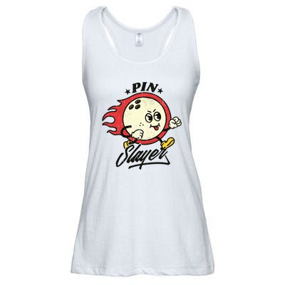Pink Slayer Bowling Ladies Essential Flowy Tank