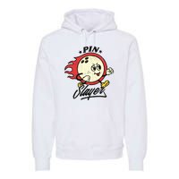 Pink Slayer Bowling Premium Hoodie