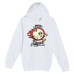 Pink Slayer Bowling Premium Pullover Hoodie