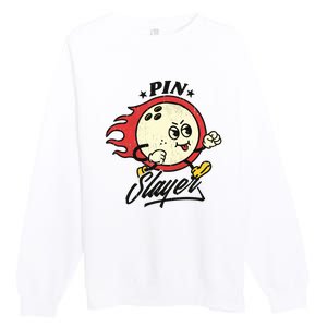 Pink Slayer Bowling Premium Crewneck Sweatshirt