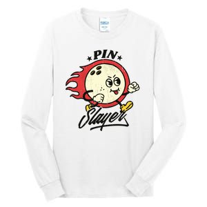 Pink Slayer Bowling Tall Long Sleeve T-Shirt