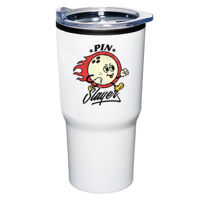 Pink Slayer Bowling Tumbler