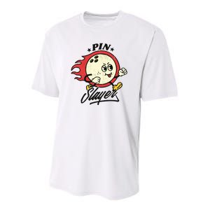 Pink Slayer Bowling Youth Performance Sprint T-Shirt