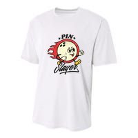 Pink Slayer Bowling Youth Performance Sprint T-Shirt