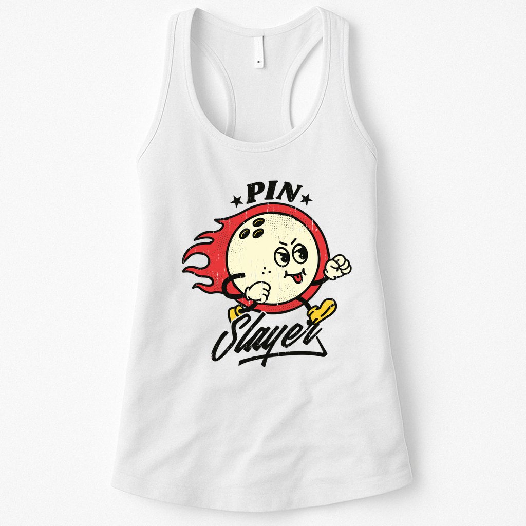 Pink Slayer Bowling Womens Tank Top