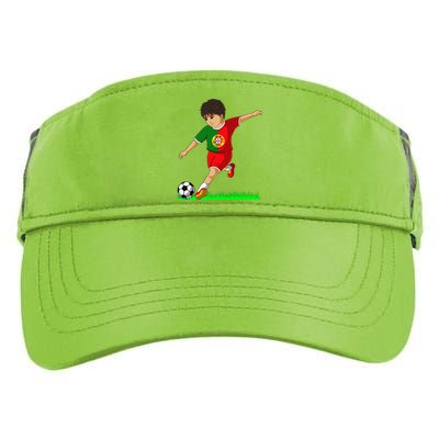 Portuguese Soccer Boy Portugal Flag Jersey Football Fans Adult Drive Performance Visor