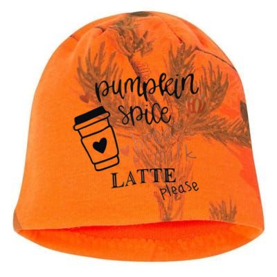 Pumpkin Spice Breast Milk Latte Please Kati - Camo Knit Beanie