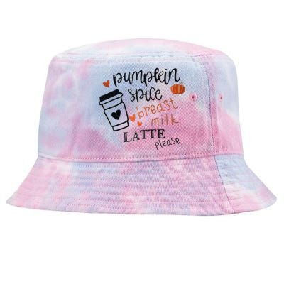 Pumpkin Spice Breast Milk Latte Please Tie-Dyed Bucket Hat