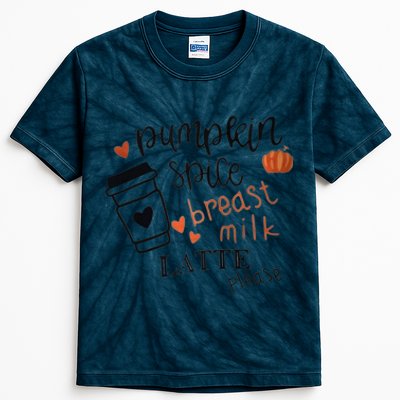 Pumpkin Spice Breast Milk Latte Please Kids Tie-Dye T-Shirt