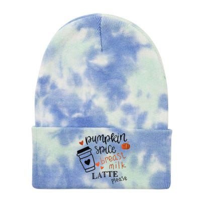 Pumpkin Spice Breast Milk Latte Please Tie Dye 12in Knit Beanie