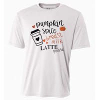 Pumpkin Spice Breast Milk Latte Please Cooling Performance Crew T-Shirt