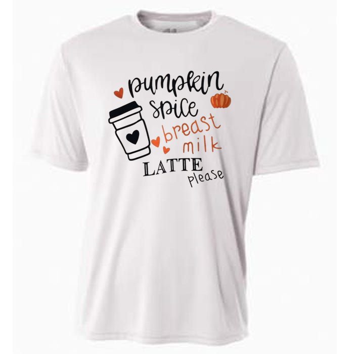 Pumpkin Spice Breast Milk Latte Please Cooling Performance Crew T-Shirt