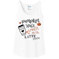 Pumpkin Spice Breast Milk Latte Please Ladies Essential Tank