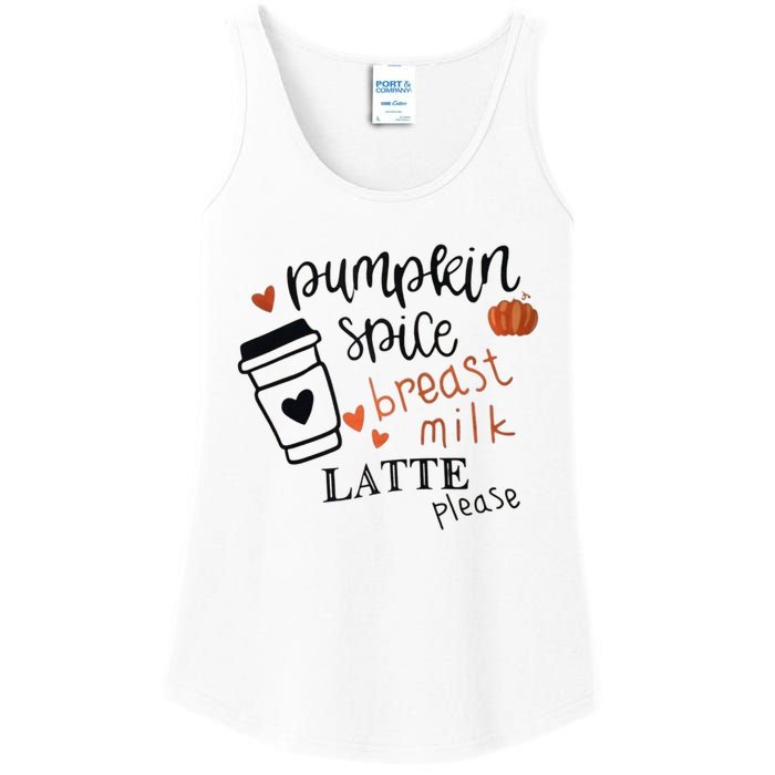 Pumpkin Spice Breast Milk Latte Please Ladies Essential Tank