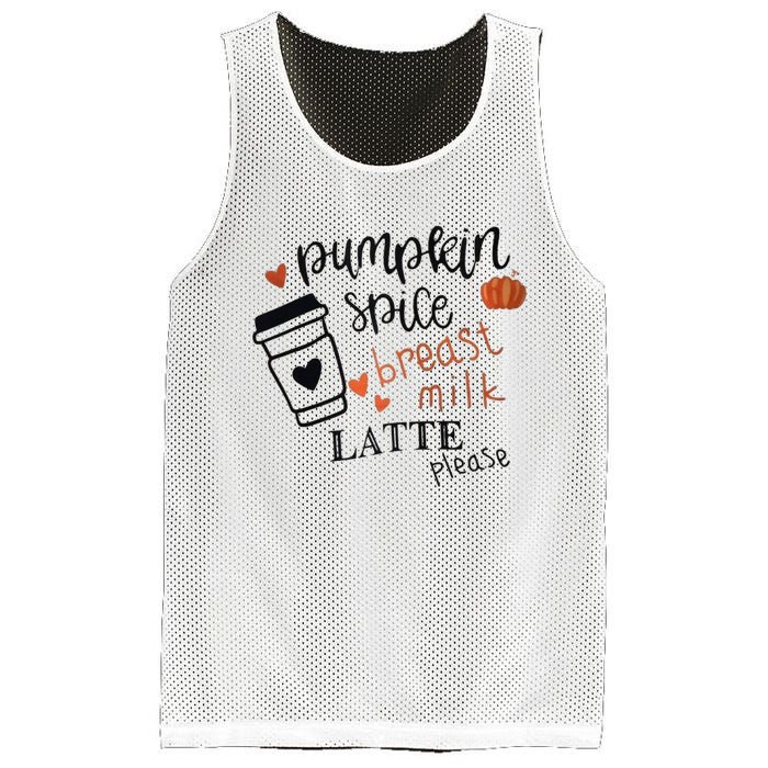 Pumpkin Spice Breast Milk Latte Please Mesh Reversible Basketball Jersey Tank