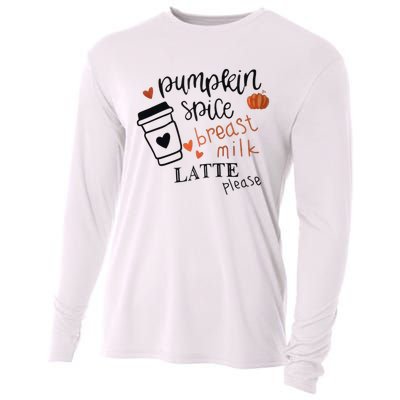 Pumpkin Spice Breast Milk Latte Please Cooling Performance Long Sleeve Crew