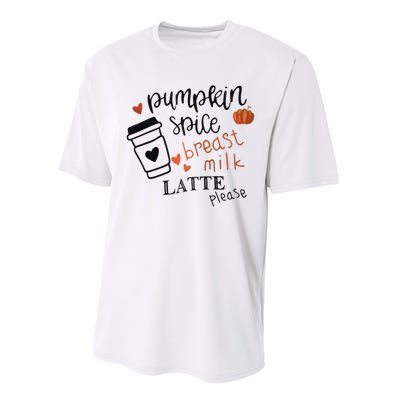 Pumpkin Spice Breast Milk Latte Please Performance Sprint T-Shirt