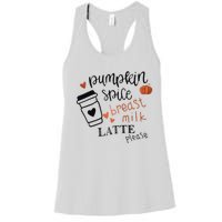 Pumpkin Spice Breast Milk Latte Please Women's Racerback Tank